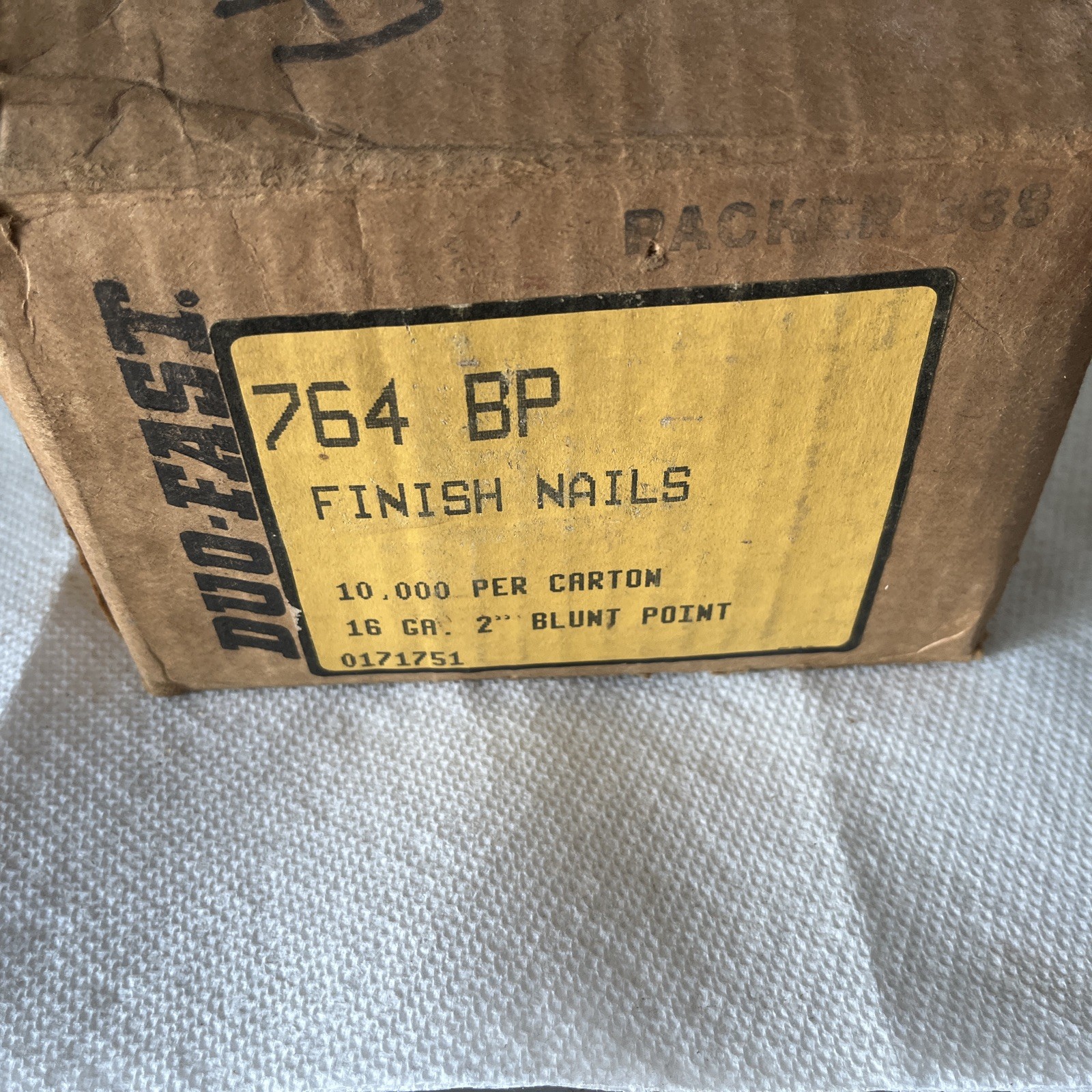 Duo-Fast 16ga 764 BP 10k/carton 2” Blunt Point Open Box