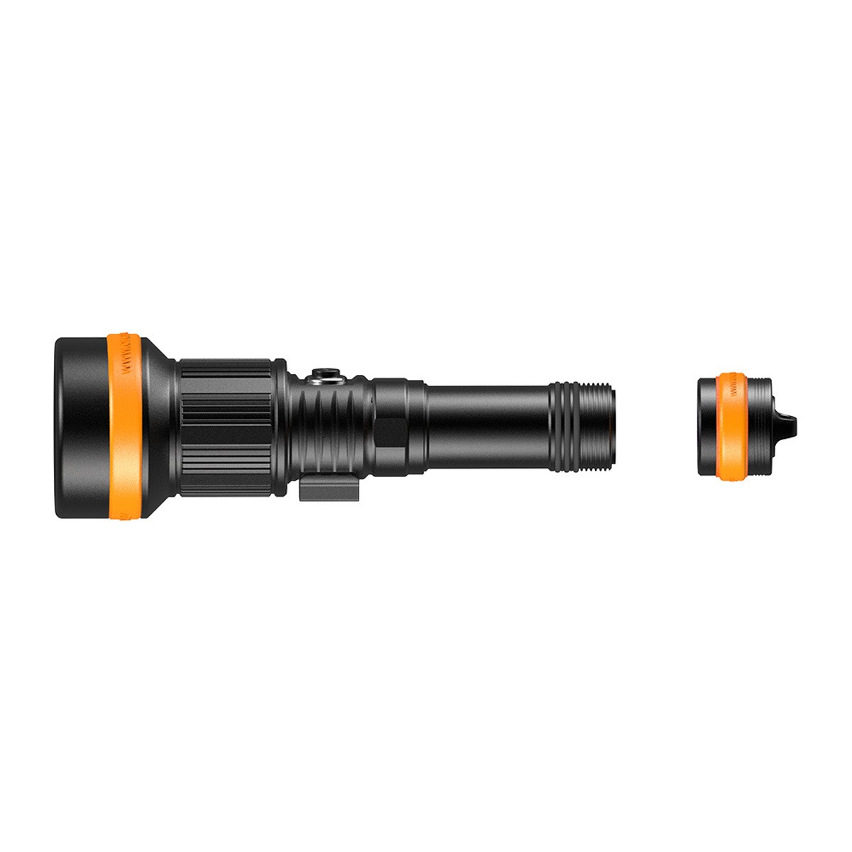 OrcaTorch ZD710 MK2 1500 Lumens Zoomable Dive Light
