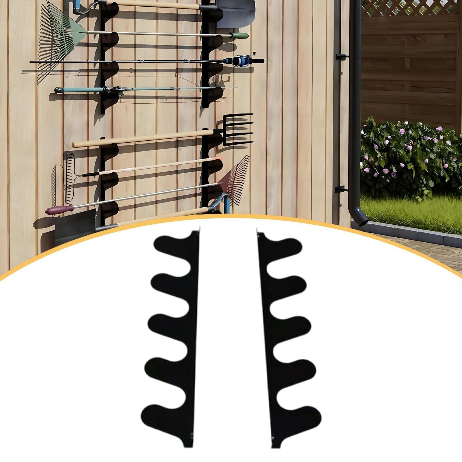 Garden Tool Organizer Wall Mount Hanger Multipurpose