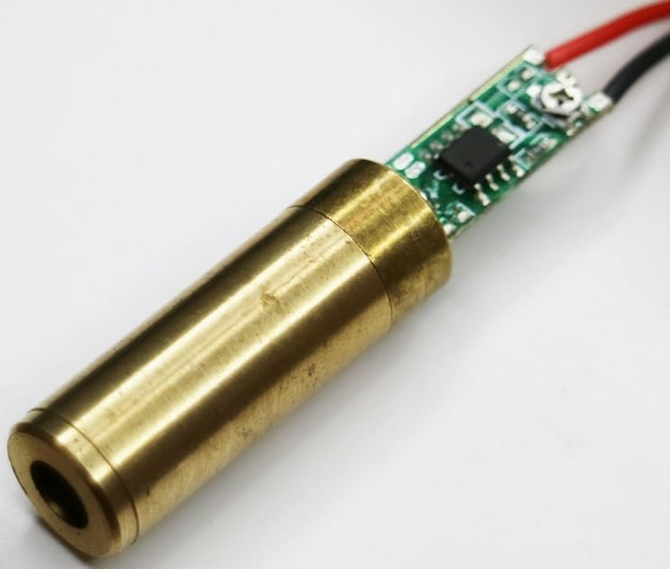 Green Module Diode Beam Light 532Nm (5Mw Green Dot) | Brass Diode,Bright Dot Bea