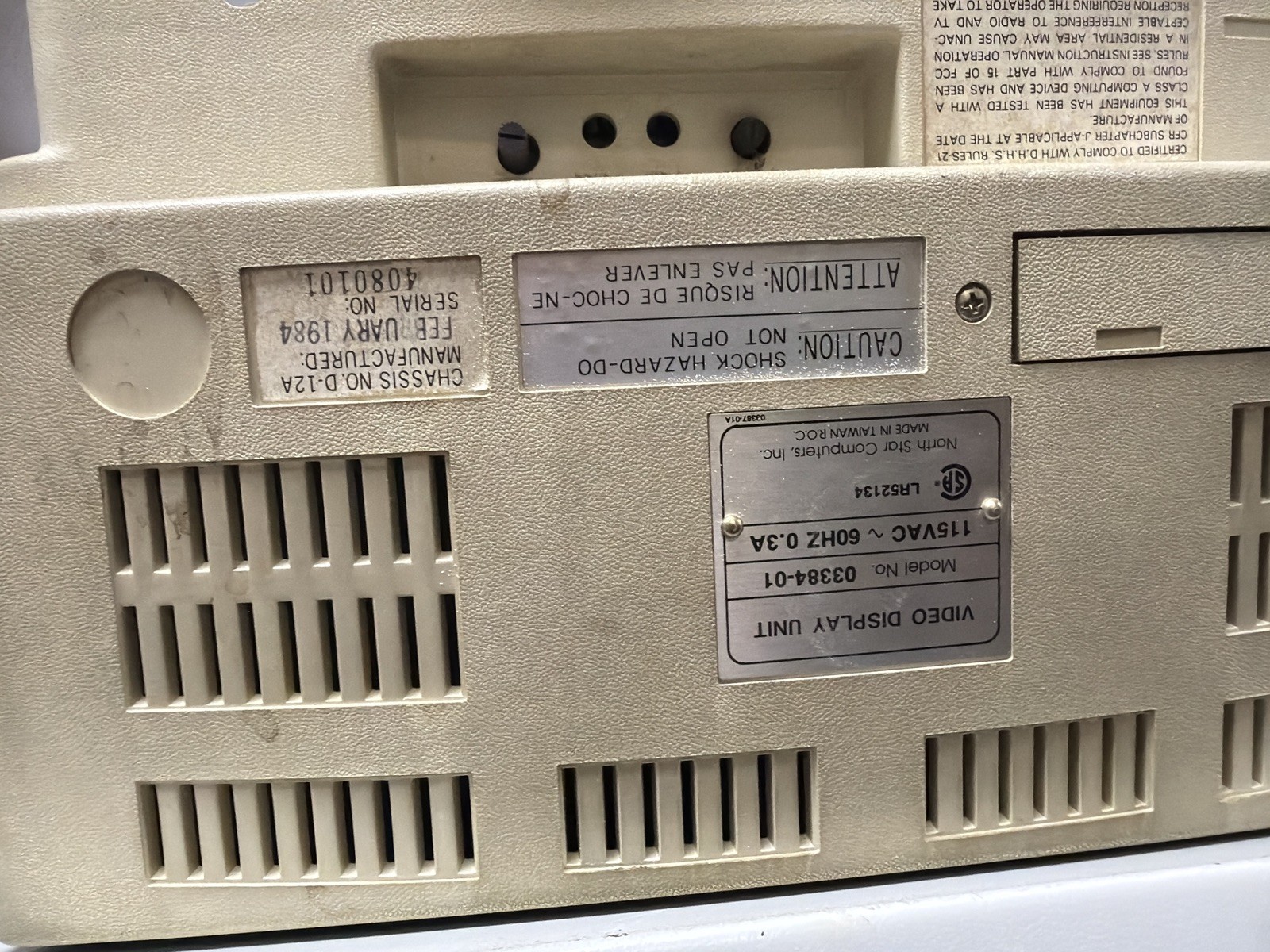 Northstar Dimensions Vintage Computer
