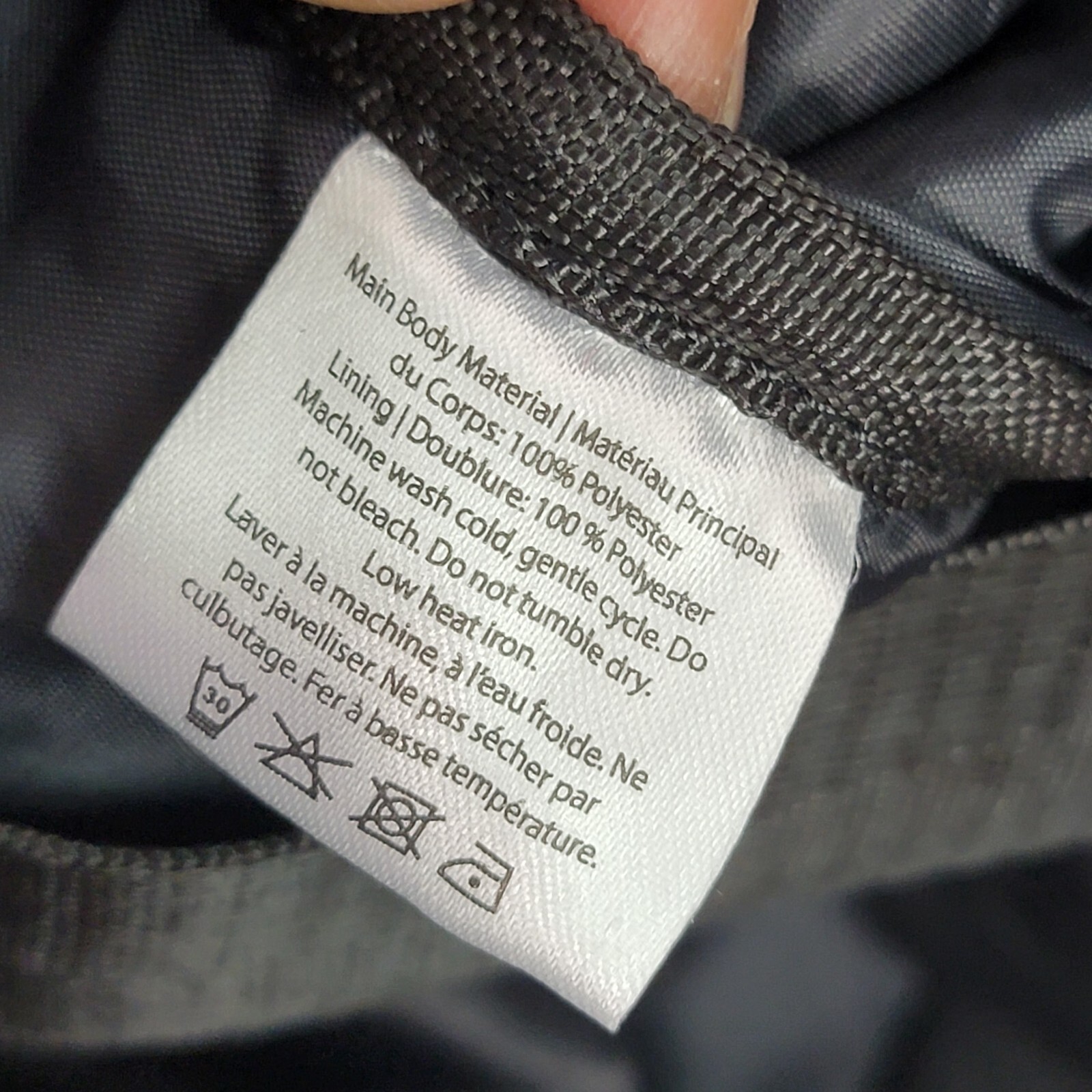 Beyond Yoga Black Convertible Gym Bag Zippered Compartment Drawstring