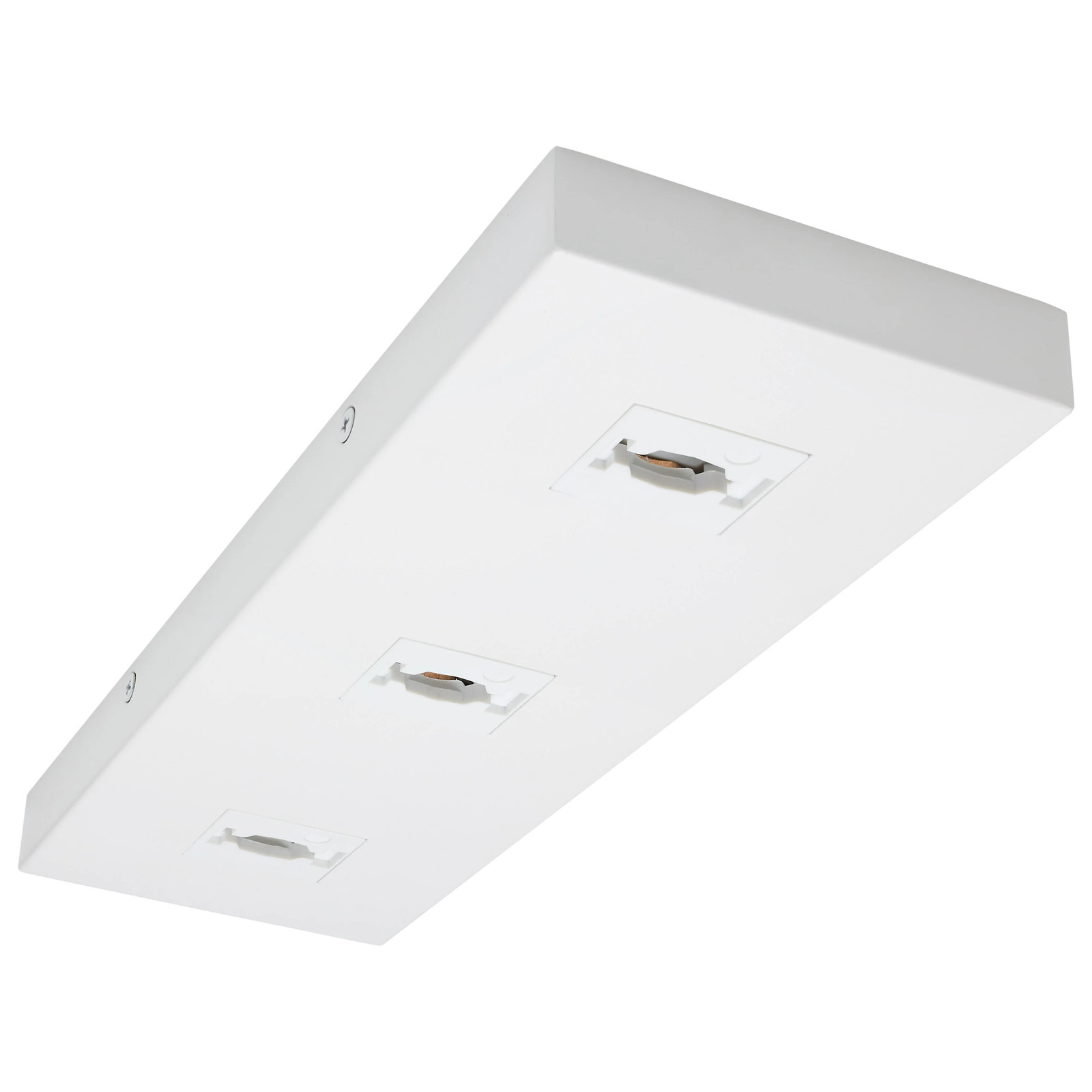 Triple Monopoint Adapter - Rectangular - White Finish - 12-Pack
