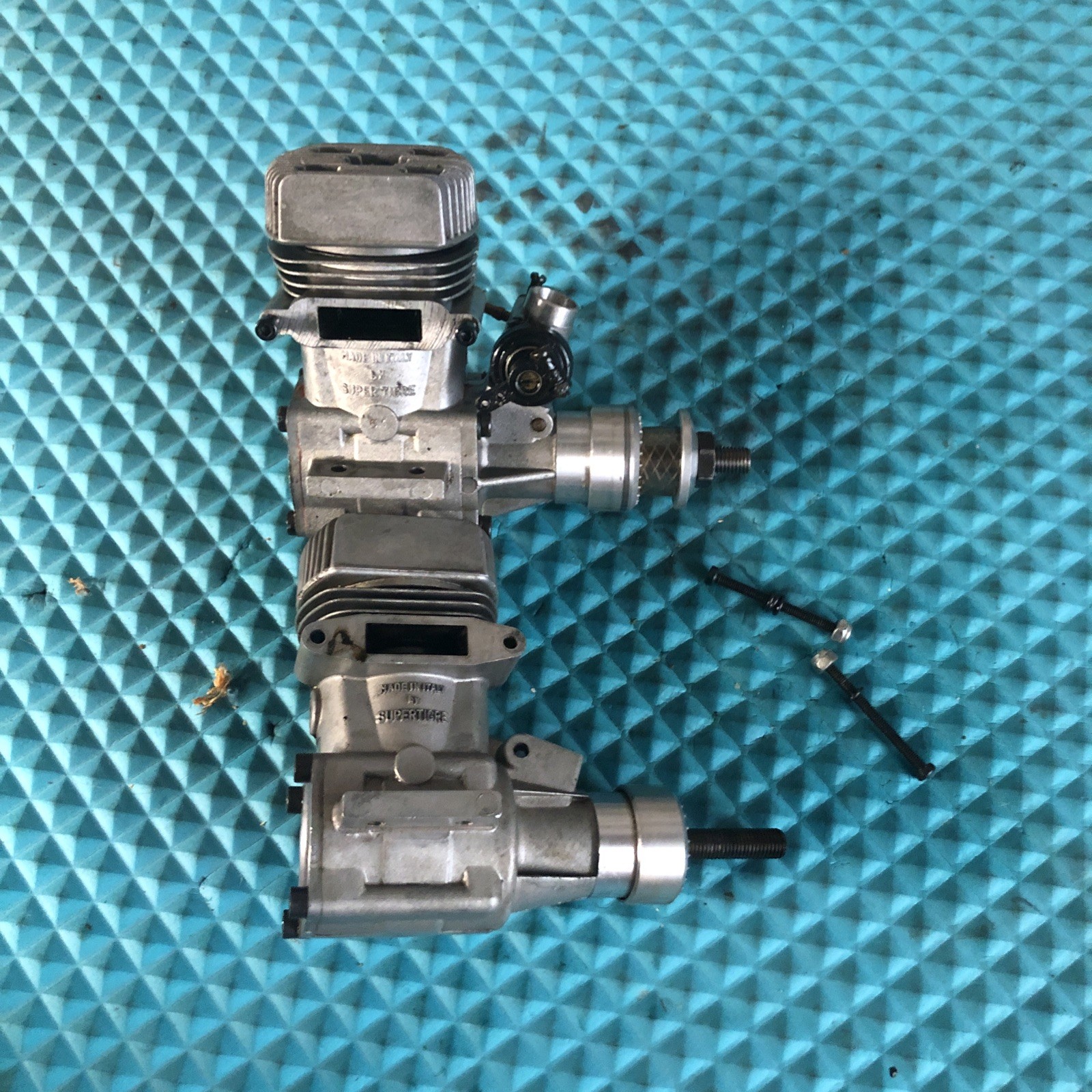 Lot of 2 Italian Made Super Tigre 61 engines