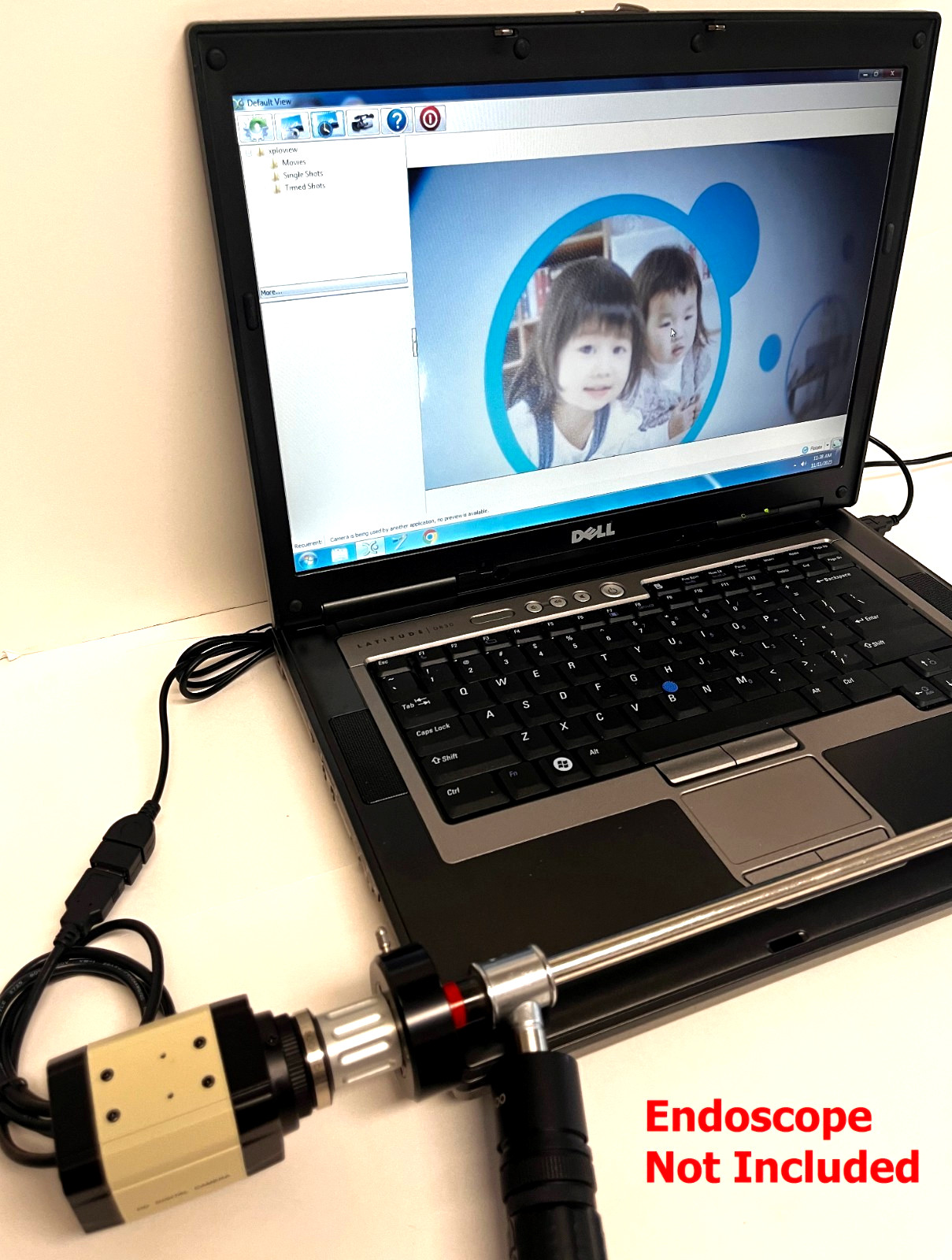 Rigid Endoscope HD 4K 8MP USB Video Camera Head+Coupler+Light Source+PC; R. Wolf