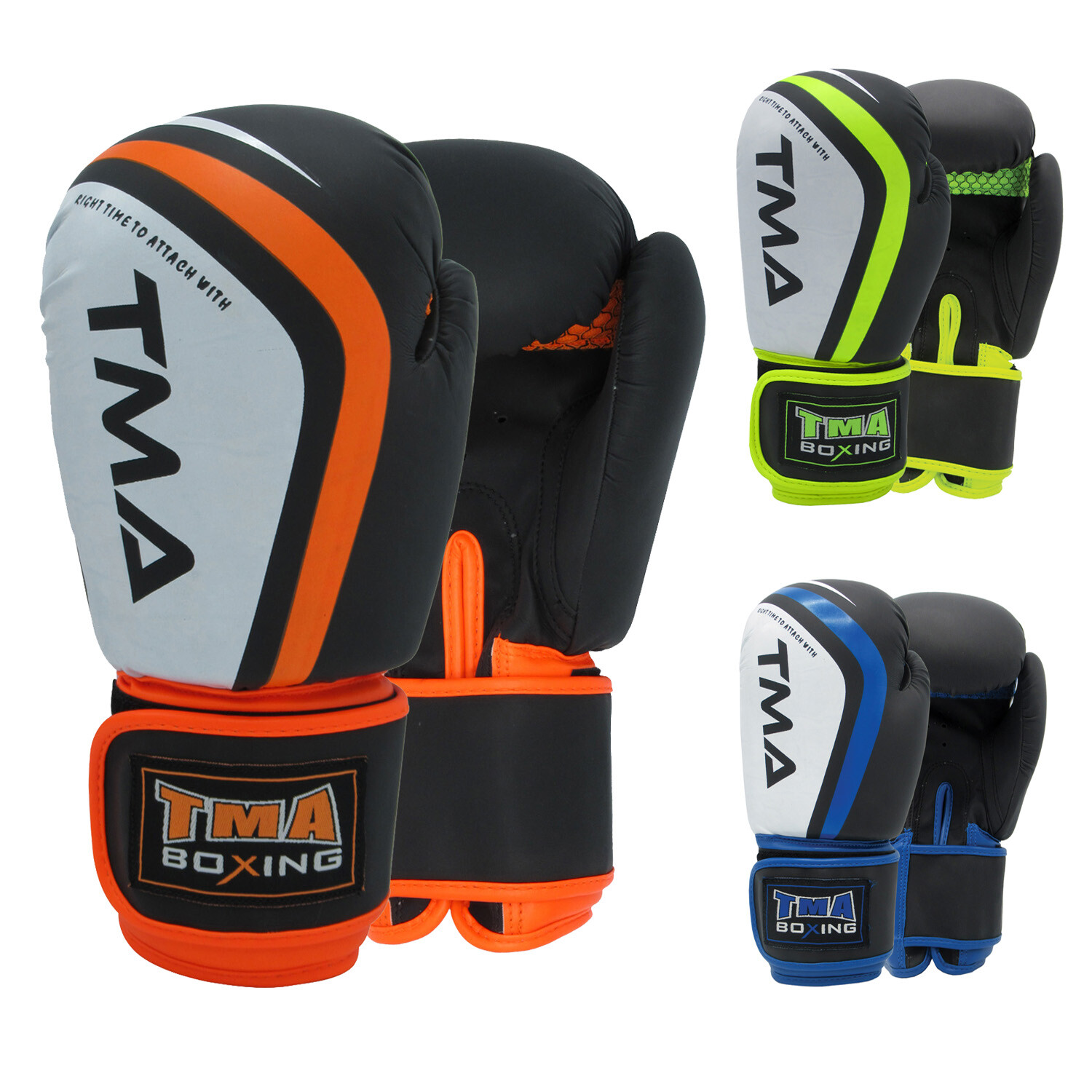 TMA Boxing Gloves MMA Punching Glove Training Bag Sparring Muay Thai Kickboxing