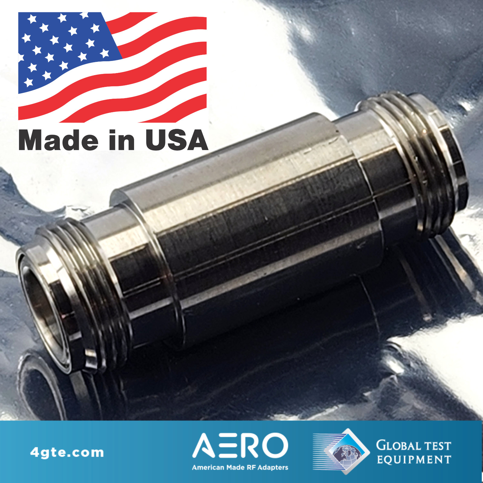 Aero RF Adapters ANF-NF Type N Female to Female Adapter, 18 GHz