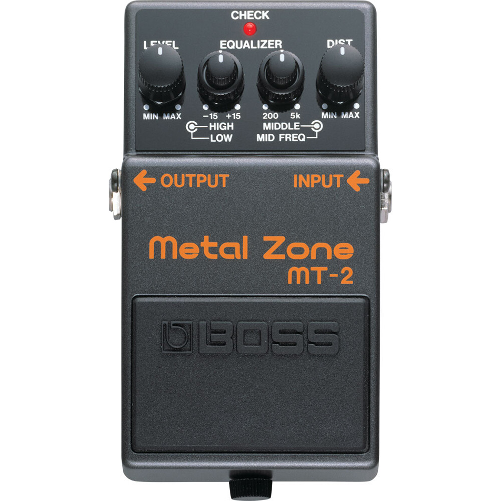 BOSS MT-2 Metal Zone Distortion 3-band EQ Guitar Effects Stompbox FX Pedal