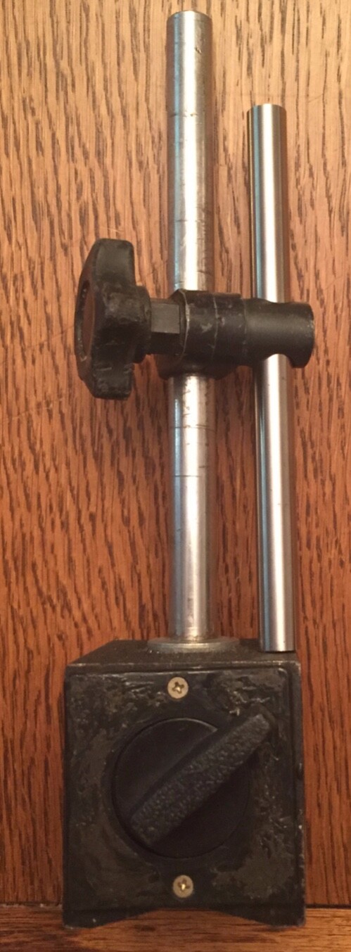 Magnetic Stand with Rods & Clamps used