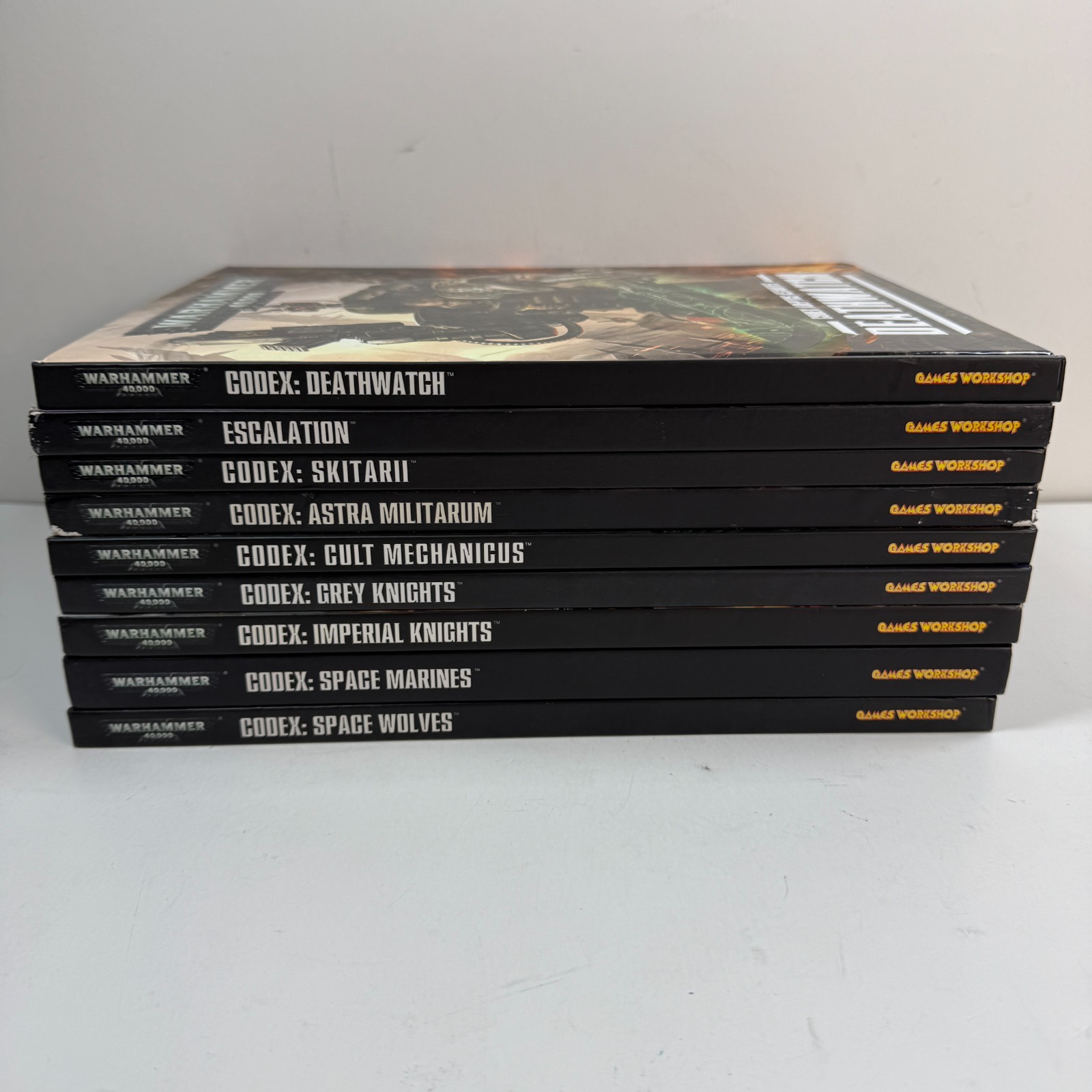 Lot of 9 Warhammer 40k Codex Adeptus Astartes: Deathwatch Escalation Space Games