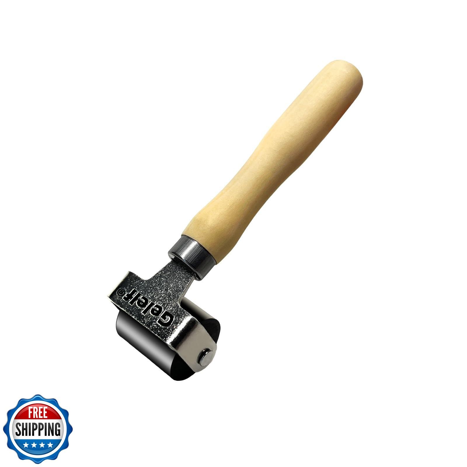 GELELF Smooth Peeling Brayer Roller - Wood Hand Roller Rollers Ink Roller Tap
