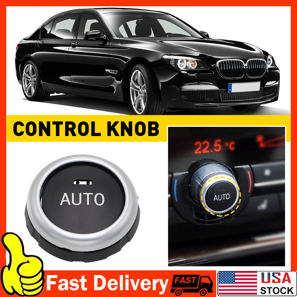 Front/Rear AC Knob Climate Control Cover Button for BMW X5 2014-18 X6