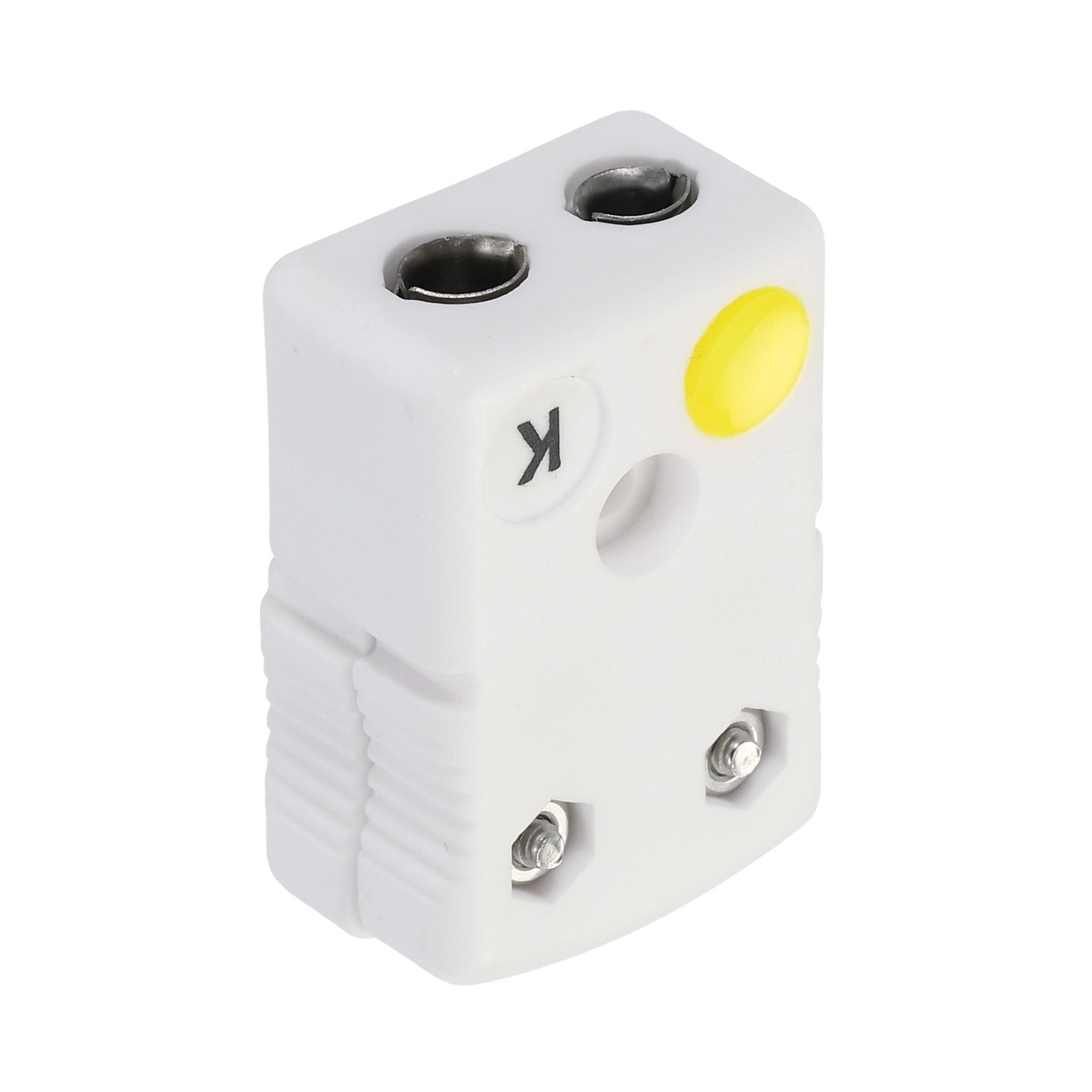 K Type Thermocouple Wire Connectors Female Plug Temperature 600°C for Sensor