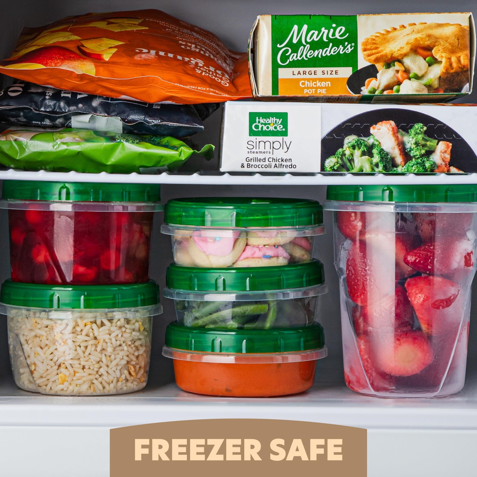 PLASTICPRO 24 Pack Twist Top Food Storage Containers Assorted Sizes