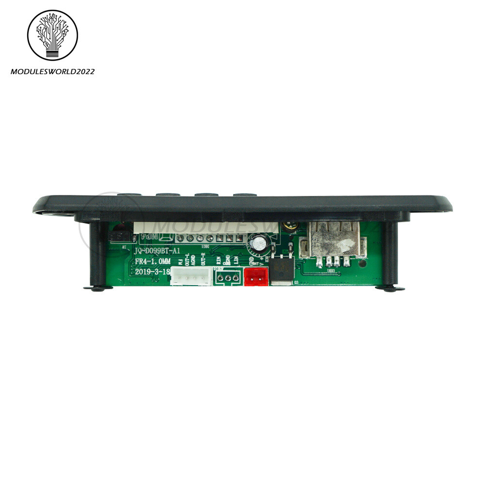 Wireless Bluetooth DC12V MP3 WMA Decoder Board Audio Module USB TF Radio For Car