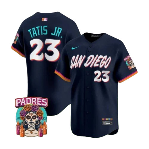 MEN Fernando #23 Tatís Jr. 2026 City Connect Navy - All Stitched Jersey