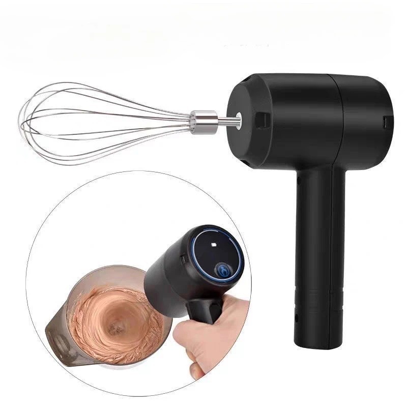 Electric Hair Dye Mixer Handheld Rechargeable Cream Color Stirrer Tool
