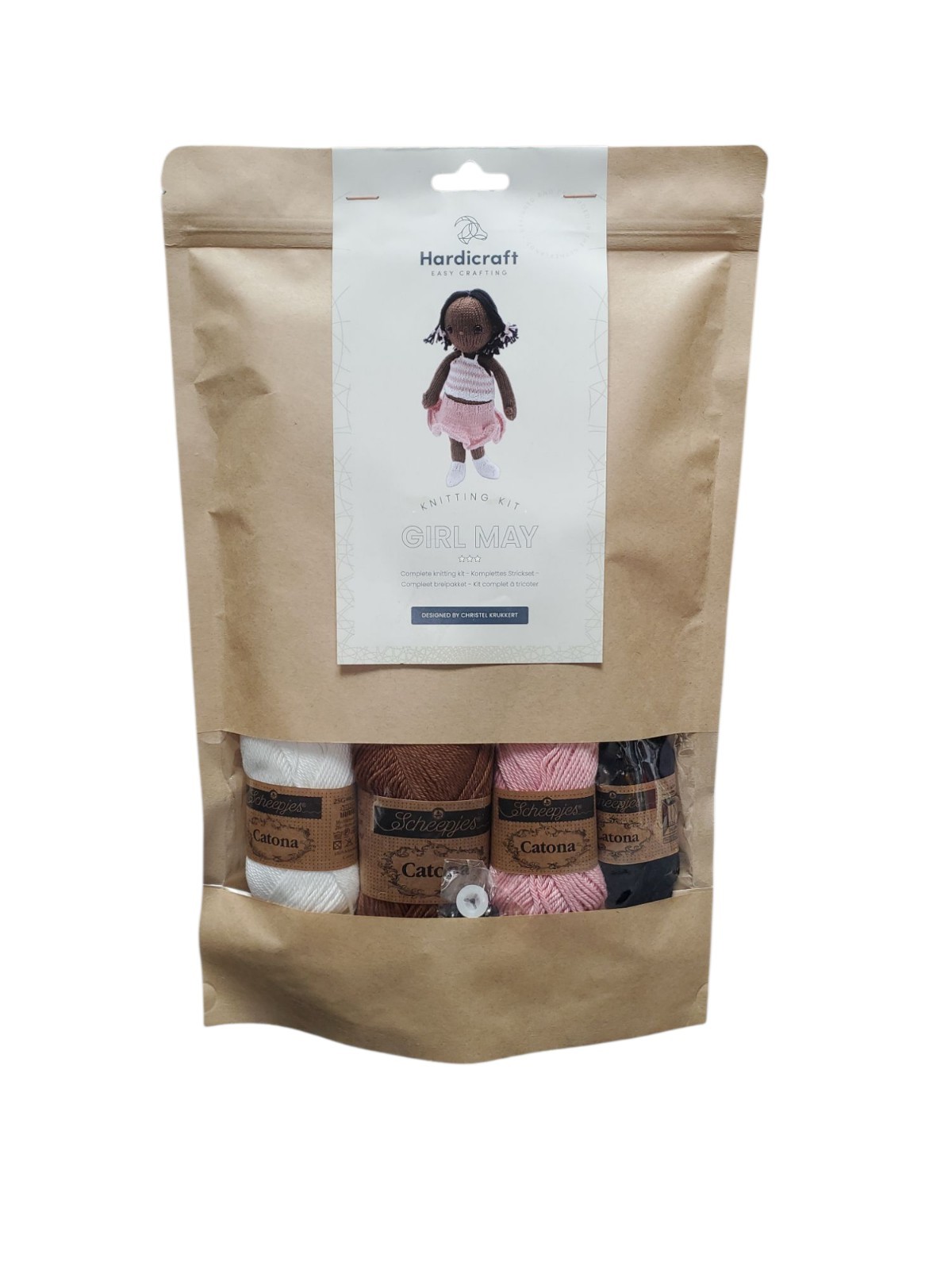 Hardicraft Knitting Kit Girl May Made in the Netherlands Crafting NIP