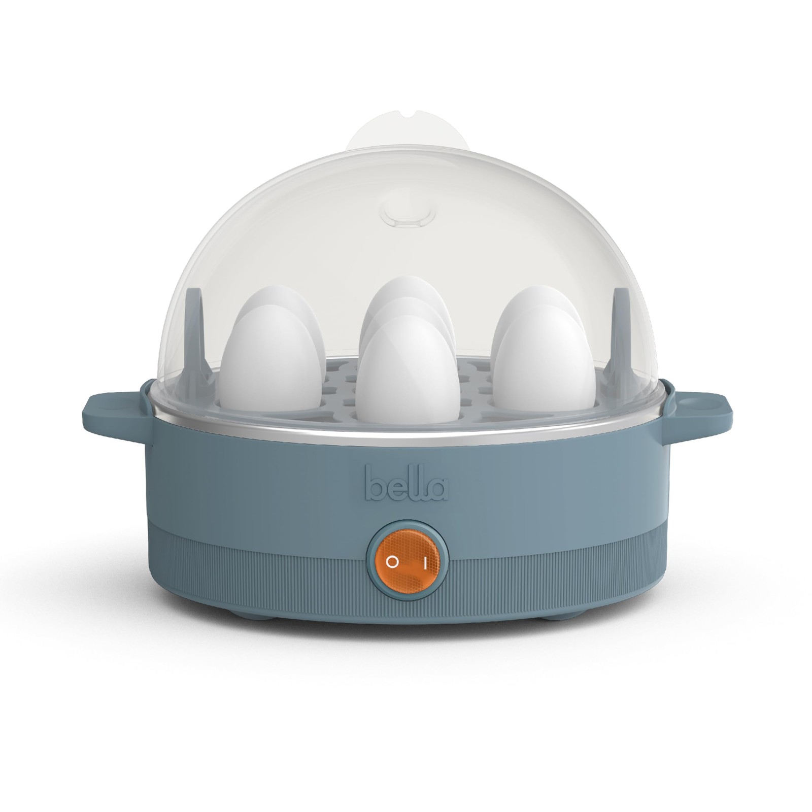 bella Electric Egg Cooker, 7 Eggs Capacity Tray, Single Stack, 7 Eggs, Surf