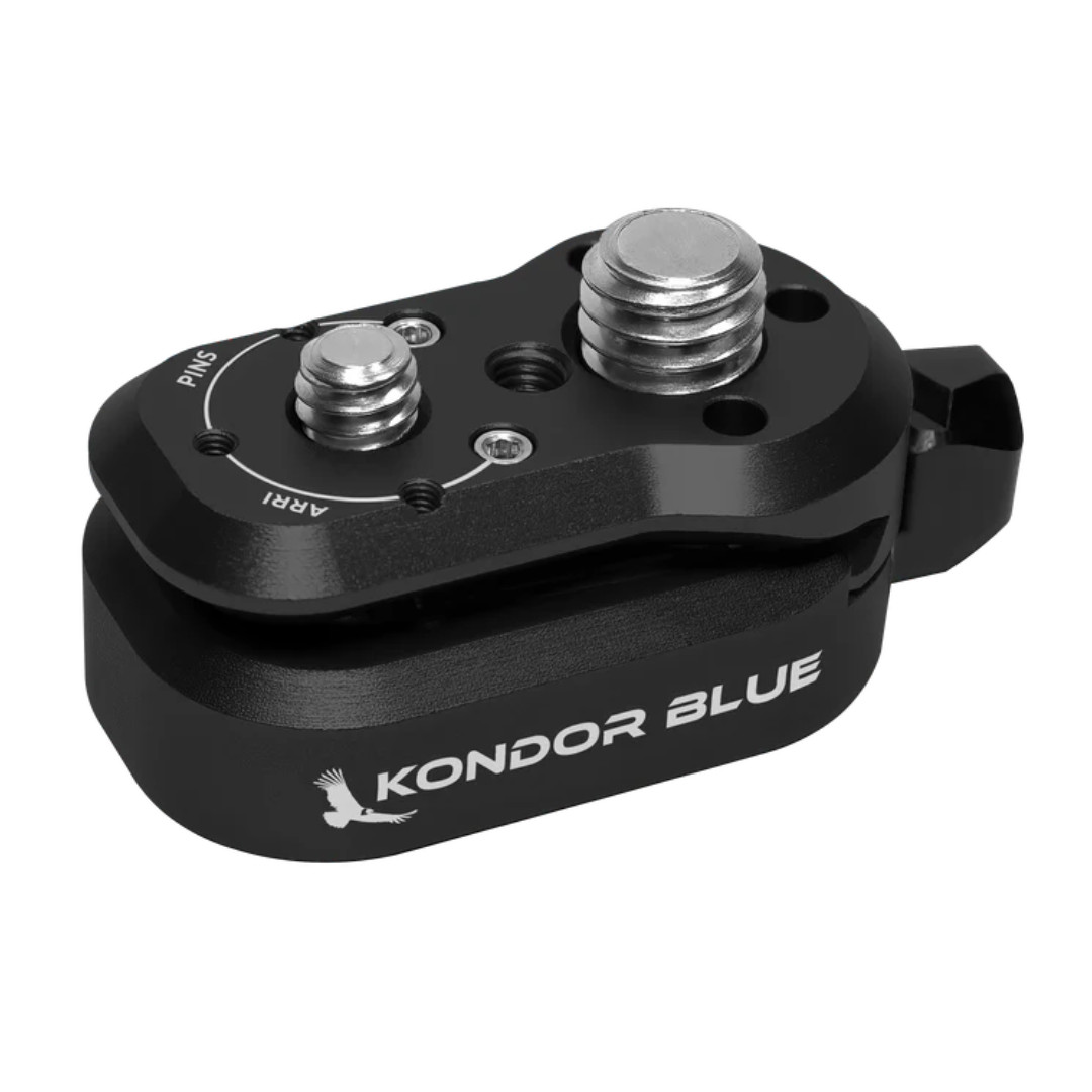 Kondor Blue Mini Lock Quick Release Plates for Professional Camera, Black