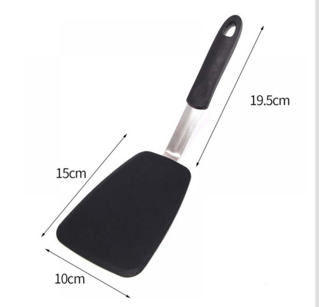 Large Silicone Spatula Pancake Egg Turner Heat Resistant 440 Degrees