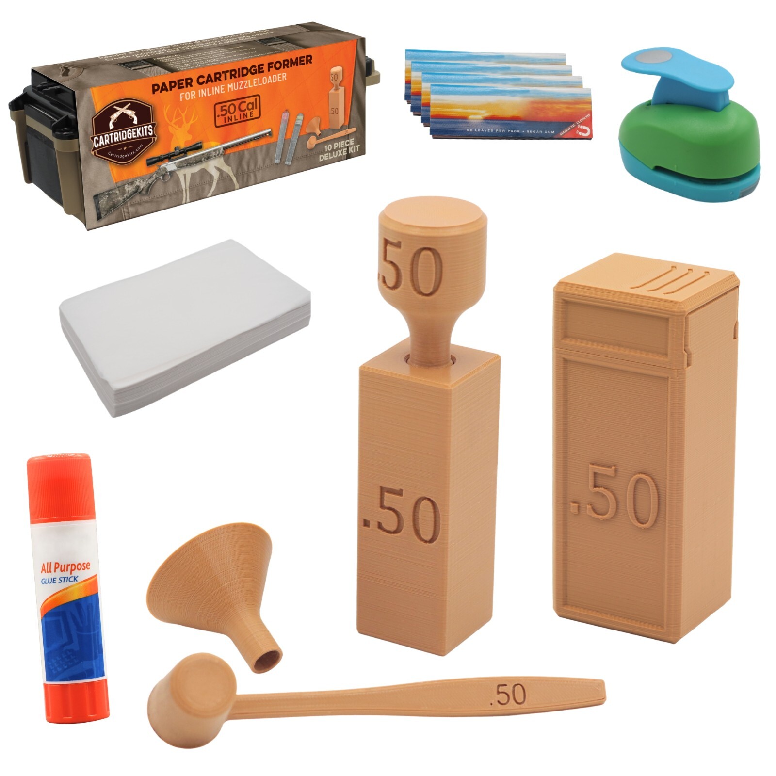 Inline 50 cal. Paper Cartridge Former Deluxe Kit