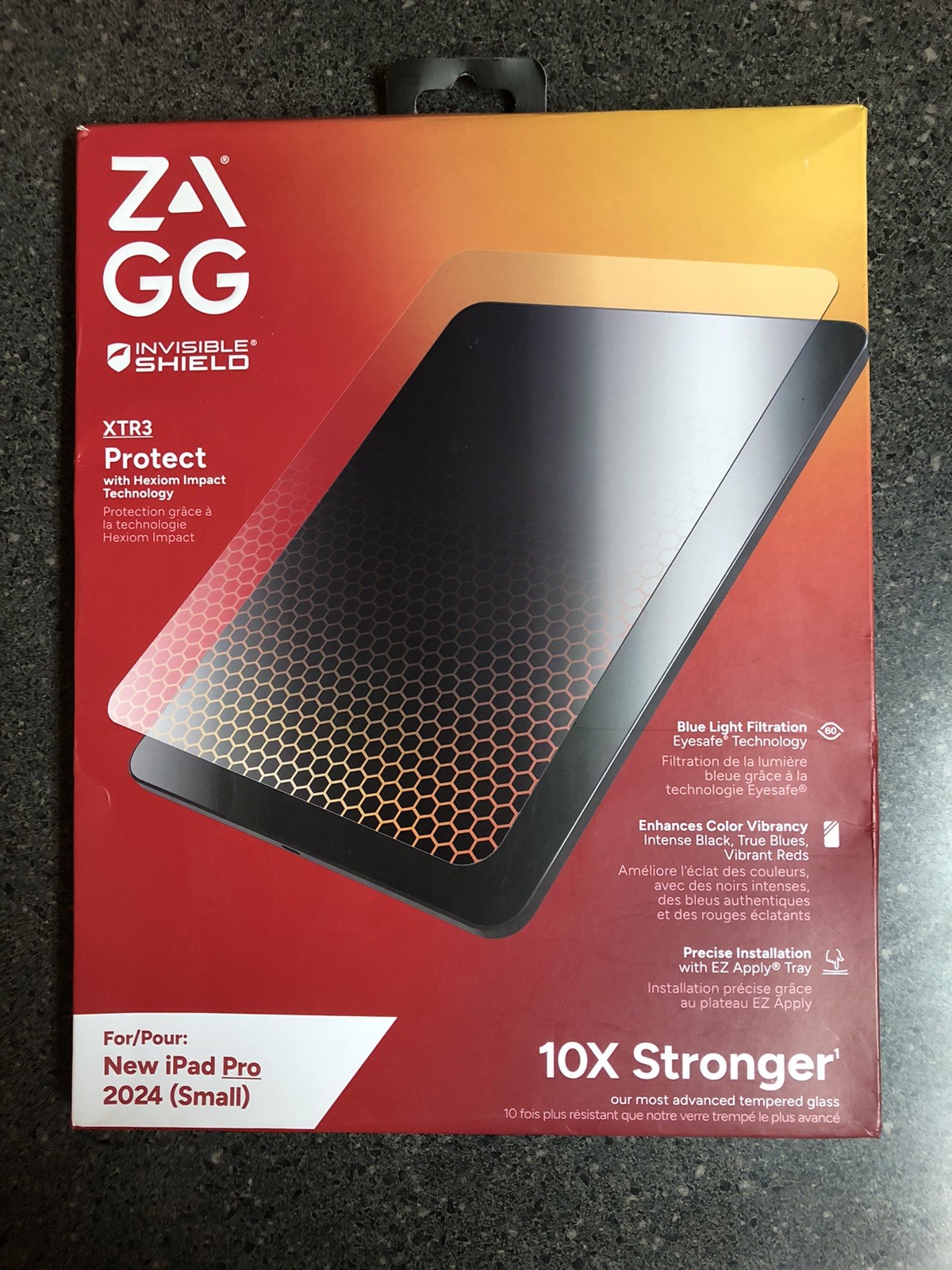 NEW ZAGG Invisible Shield XTR3 New iPad Pro 2024 (Small) 10x Stronger Screen