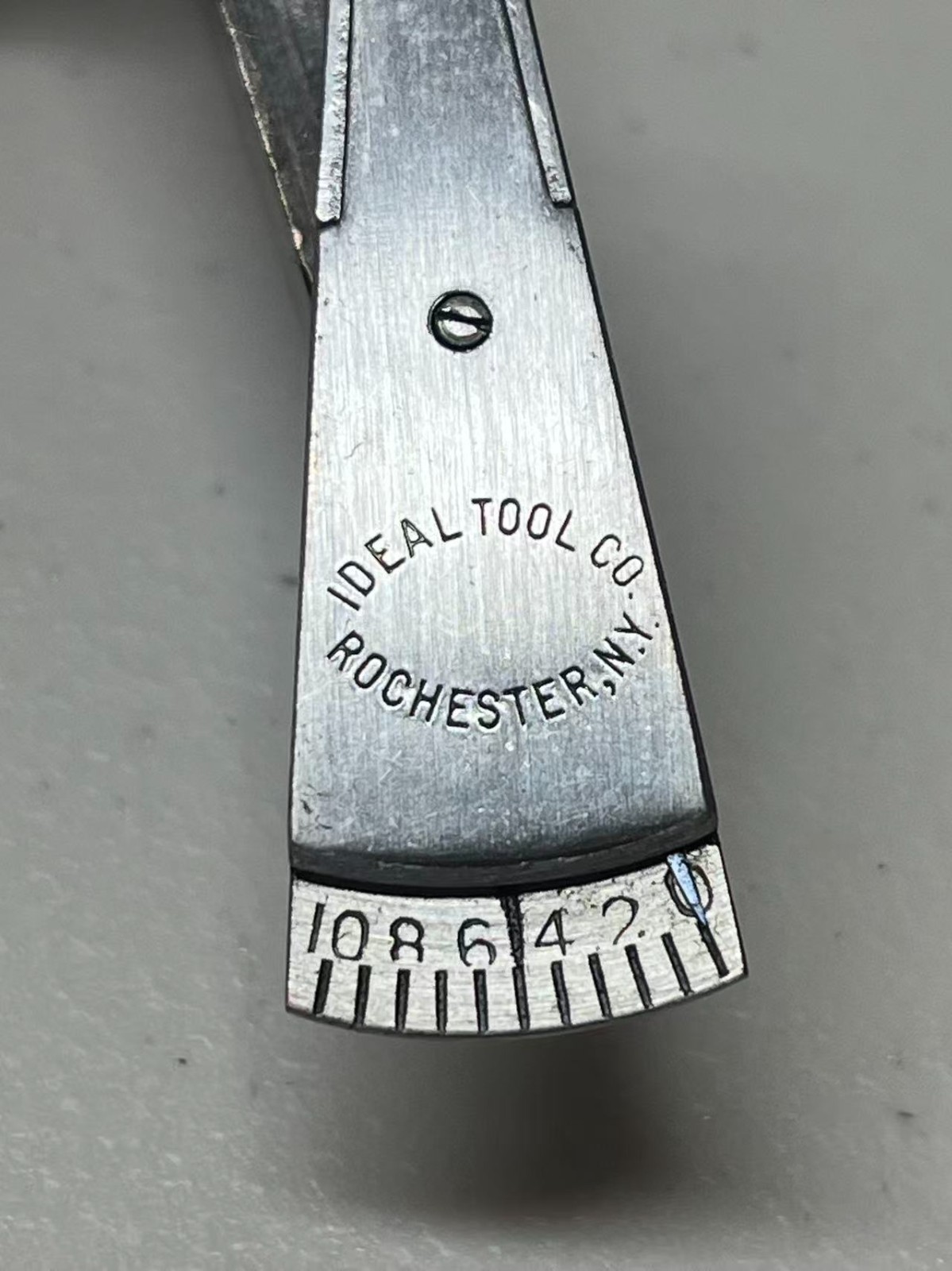 Vintage "Double Scale Ideal Indicator" By The Ideal Tool in Original Box