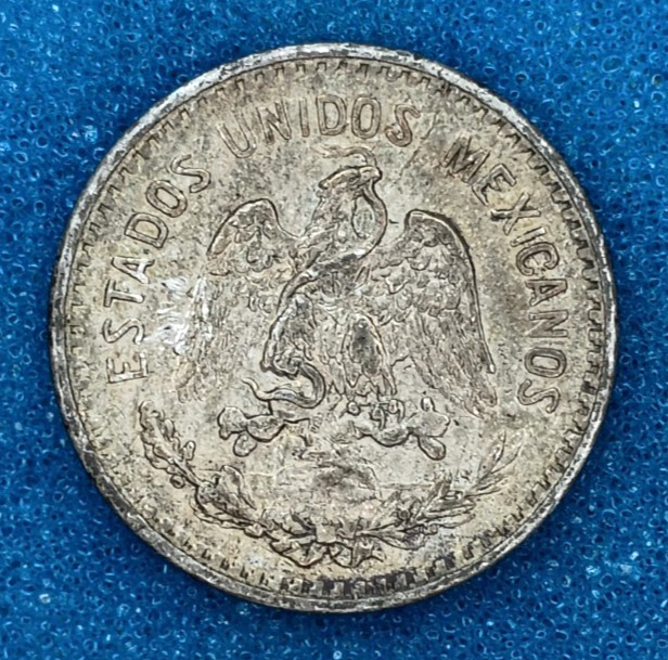 1913 Mexico 10 Centavos - Silver - Low Mintage