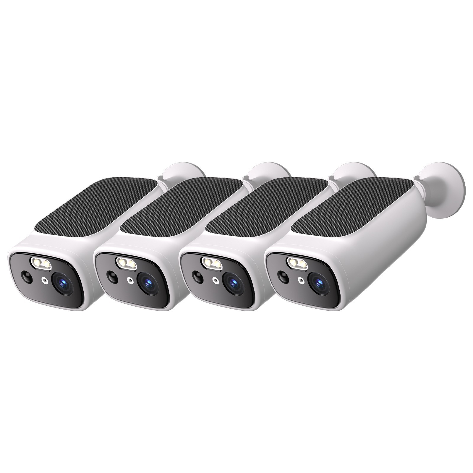 2K Solar Battery Powered Wifi Outdoor  Home Security Camera System Wireless