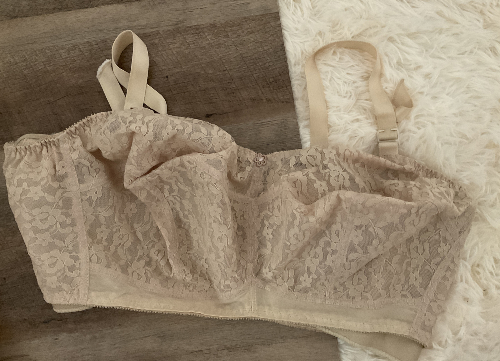 Vintage The Original Sculptress 42EE Lace Soft Cup Wireless Bra Style 521 New
