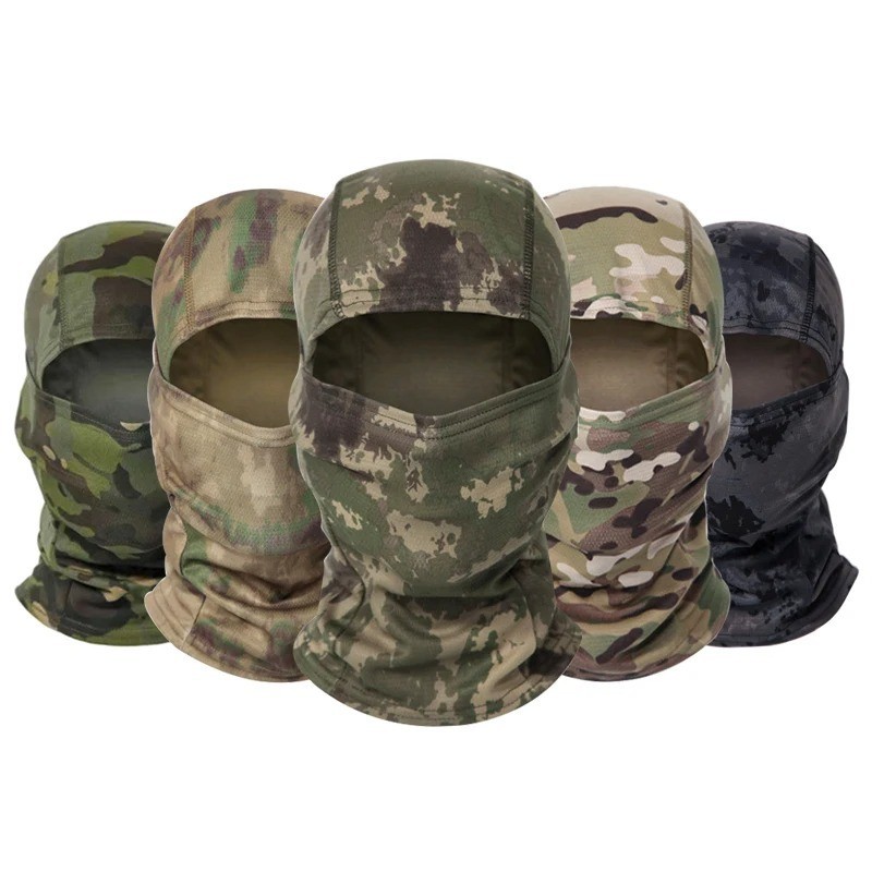 Tactical Camo Balaclava Military Face Mask Tube Hunting Shooting Sniper Headwear