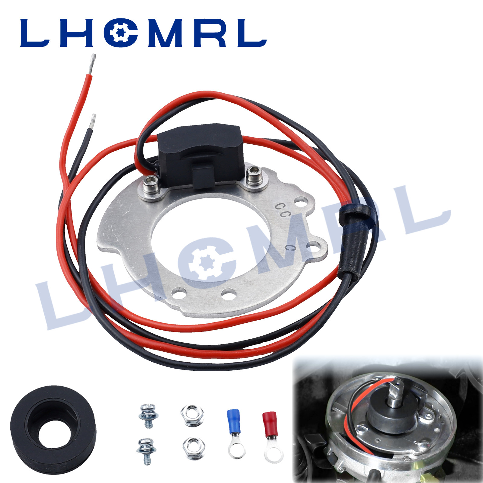 1244A For Pertronix Electronic Ignition Conversion Kit Ignitor for Ford 4 CYL