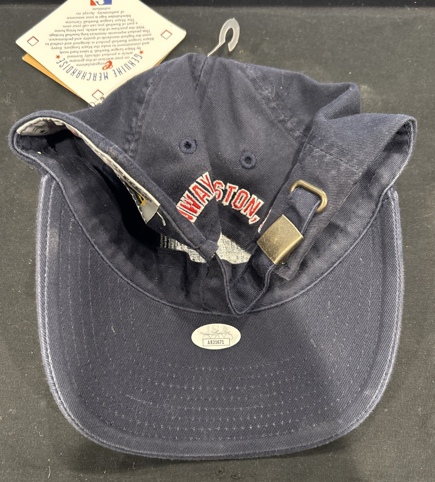 Mike Piazza Autograph Hat JSA