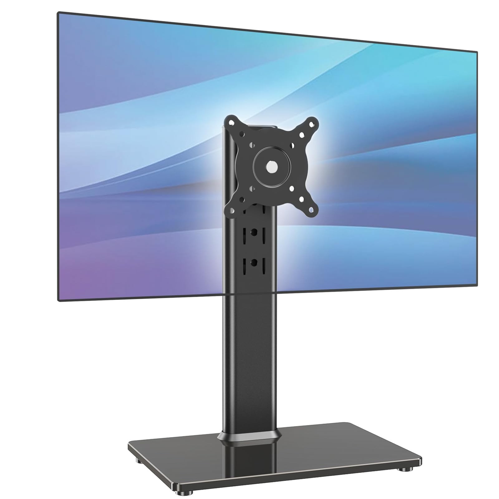 AX WABER Single Monitor Desk Stand Free-Standing monitor stand, Black