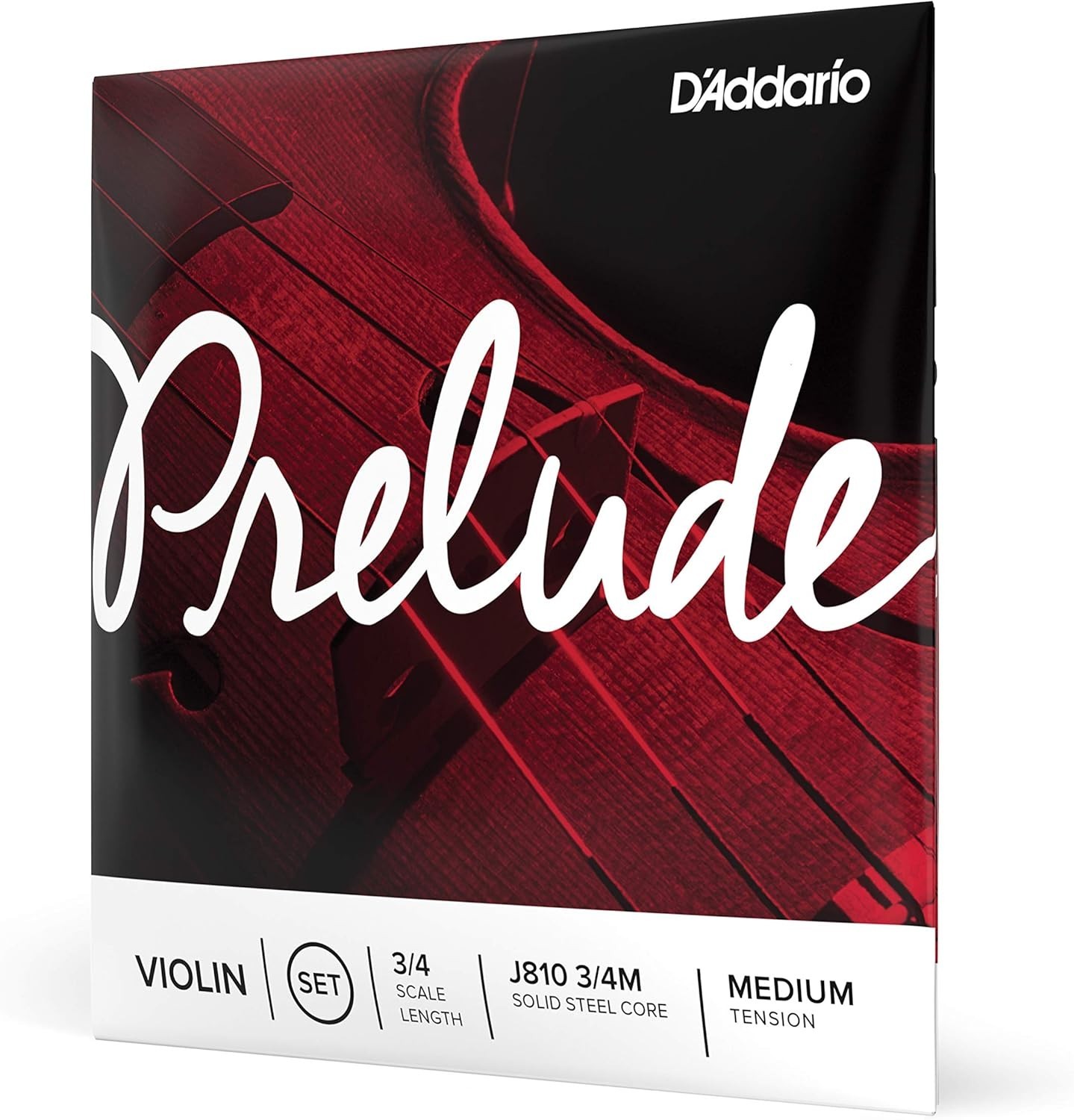 Warm Sound Prelude Violin Strings, 3/4 Scale, Medium Tension - Educators' Choice