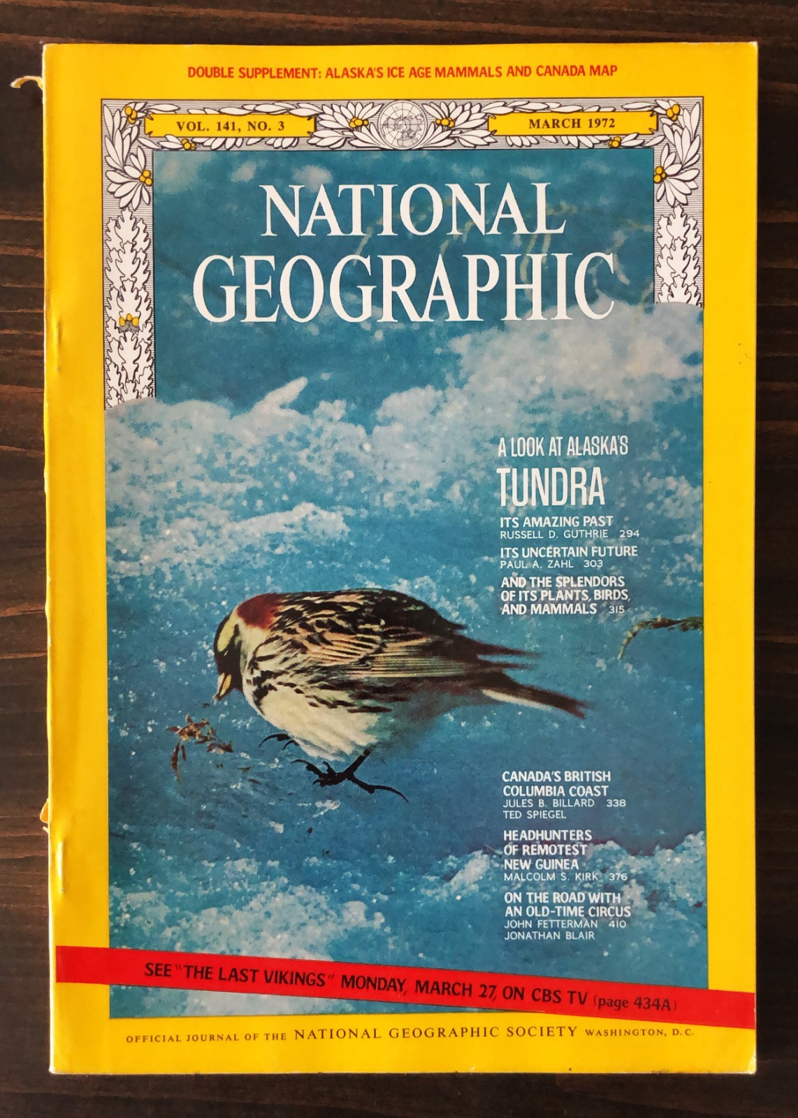 1972 National Geographic Magazine - March