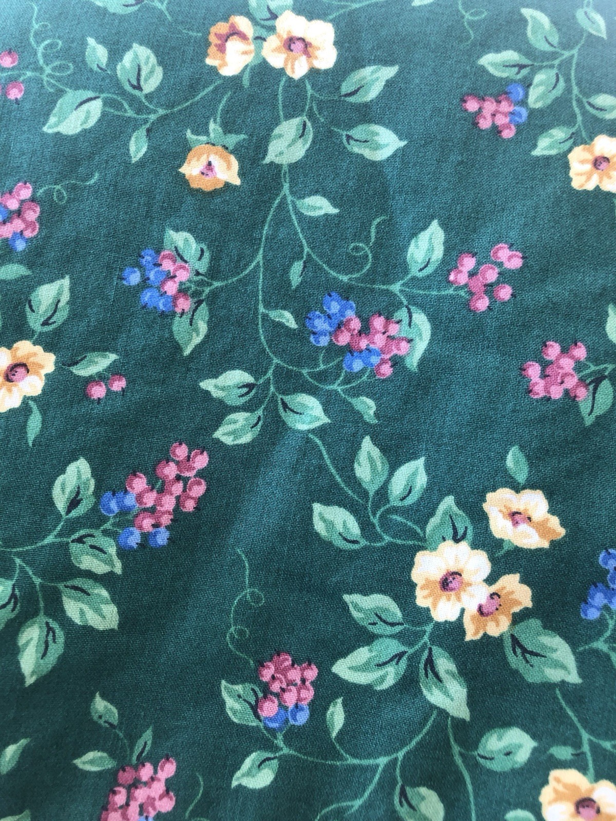 Longaberger Small Vegetable Basket Liner - Emerald Vine