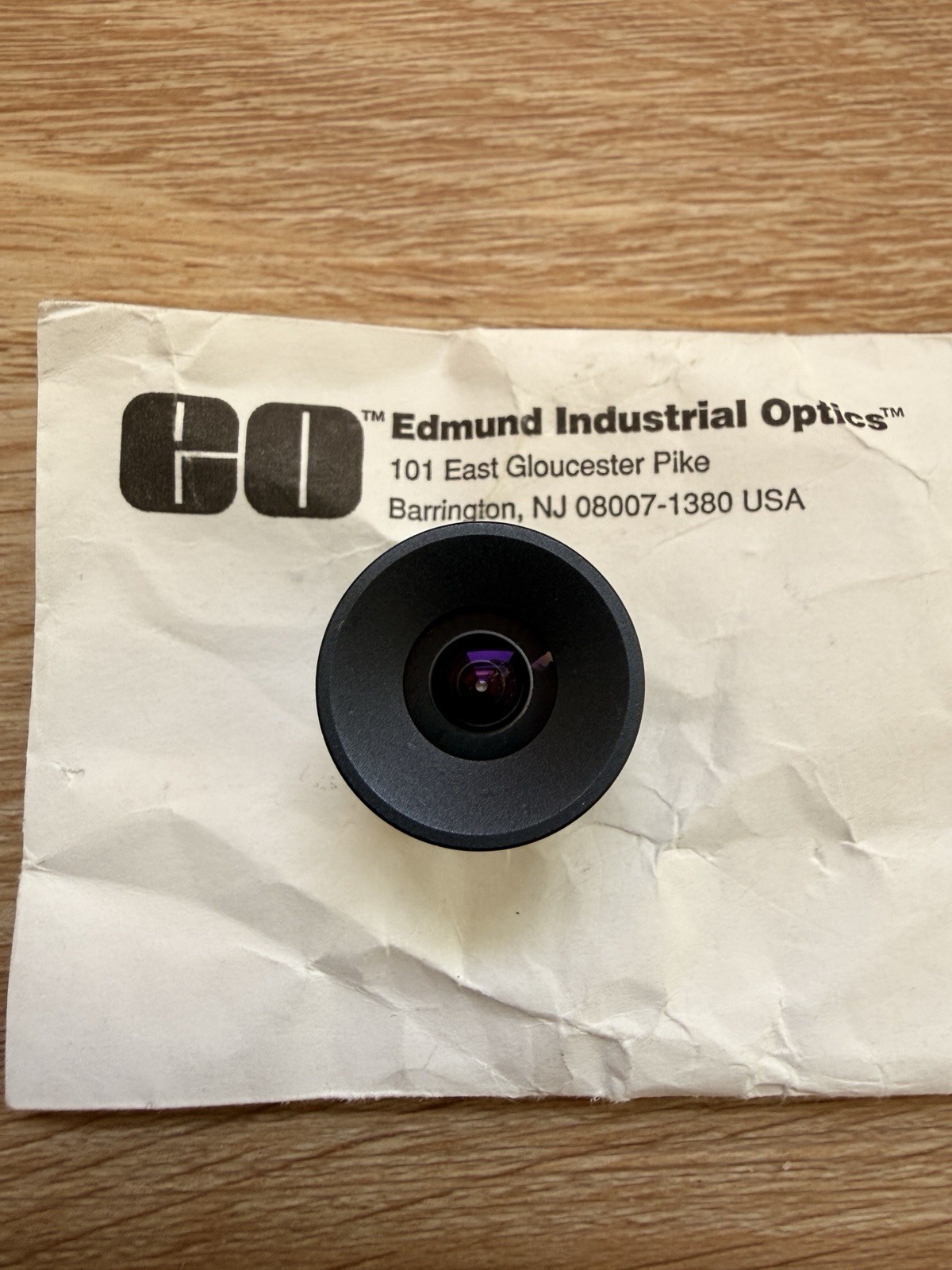 Edmund Optics 56774 Micro Video Lens M12 Mount Fixed Focal Length Excellent