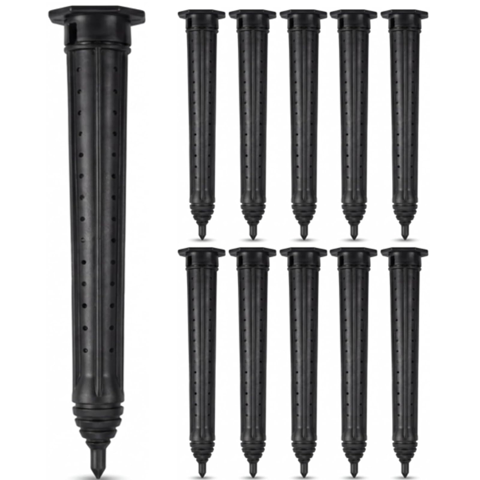 6 Pack Tree Watering Stakes - UV Protected ABS Plastic Irrigation Spikes