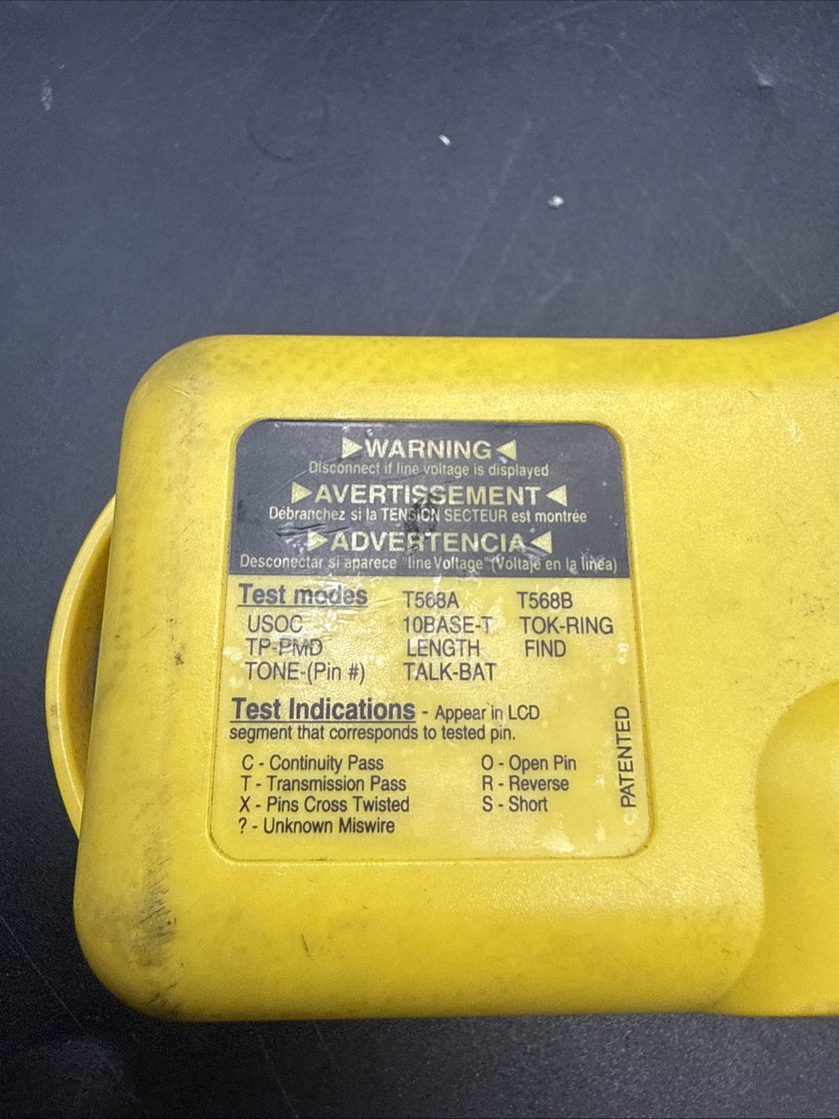 Siemon STM-8 Network Cable Tester Handheld Testing Device Only