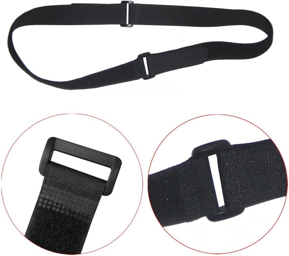 16 Pack] 1 x 18" Hook and Loop Reusable Fastening Nylon Cable Securing Straps...