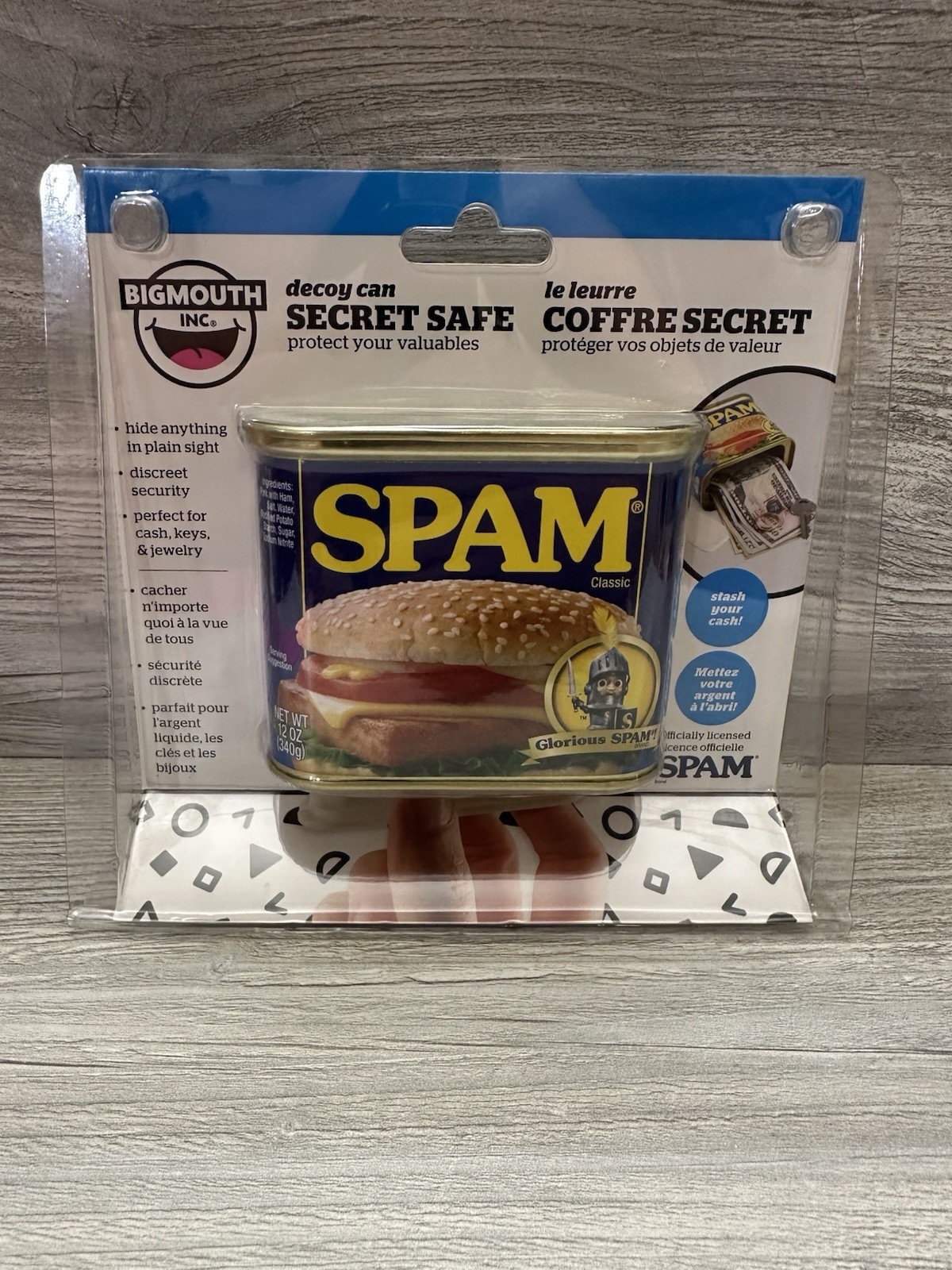 Big Mouth Decoy Can Secret Safe Protects Your Valuables Spam Can New