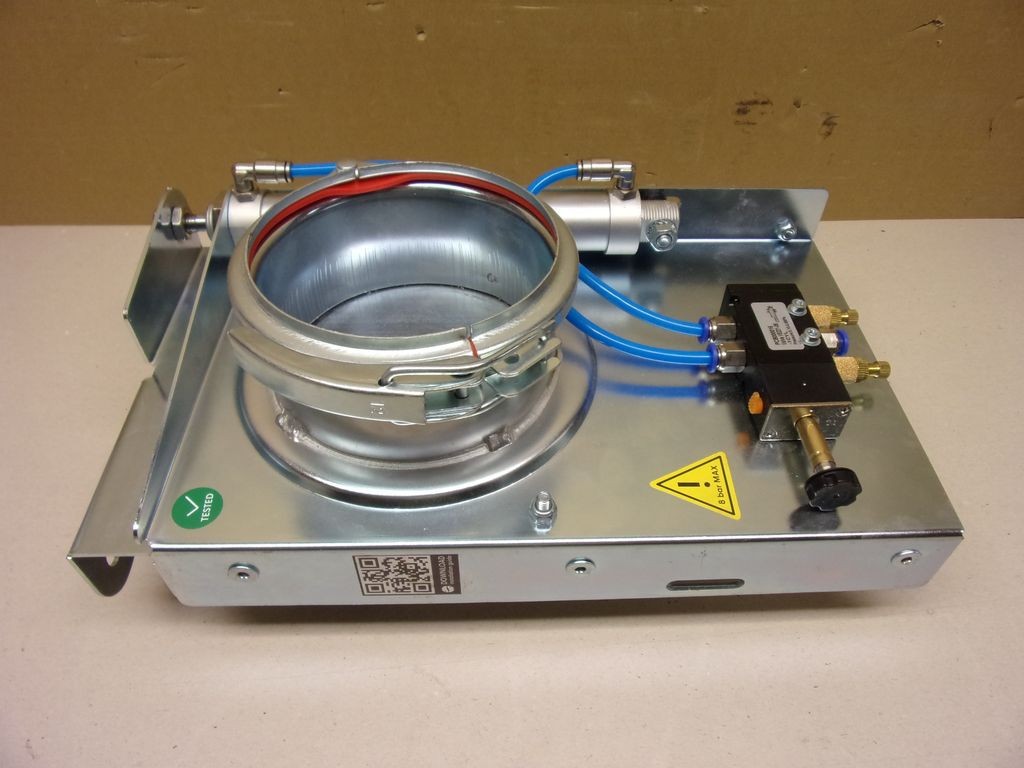 Formula Air AADA000170, PCD000004 PCB000015 Pneumatic sliding damper with gasket