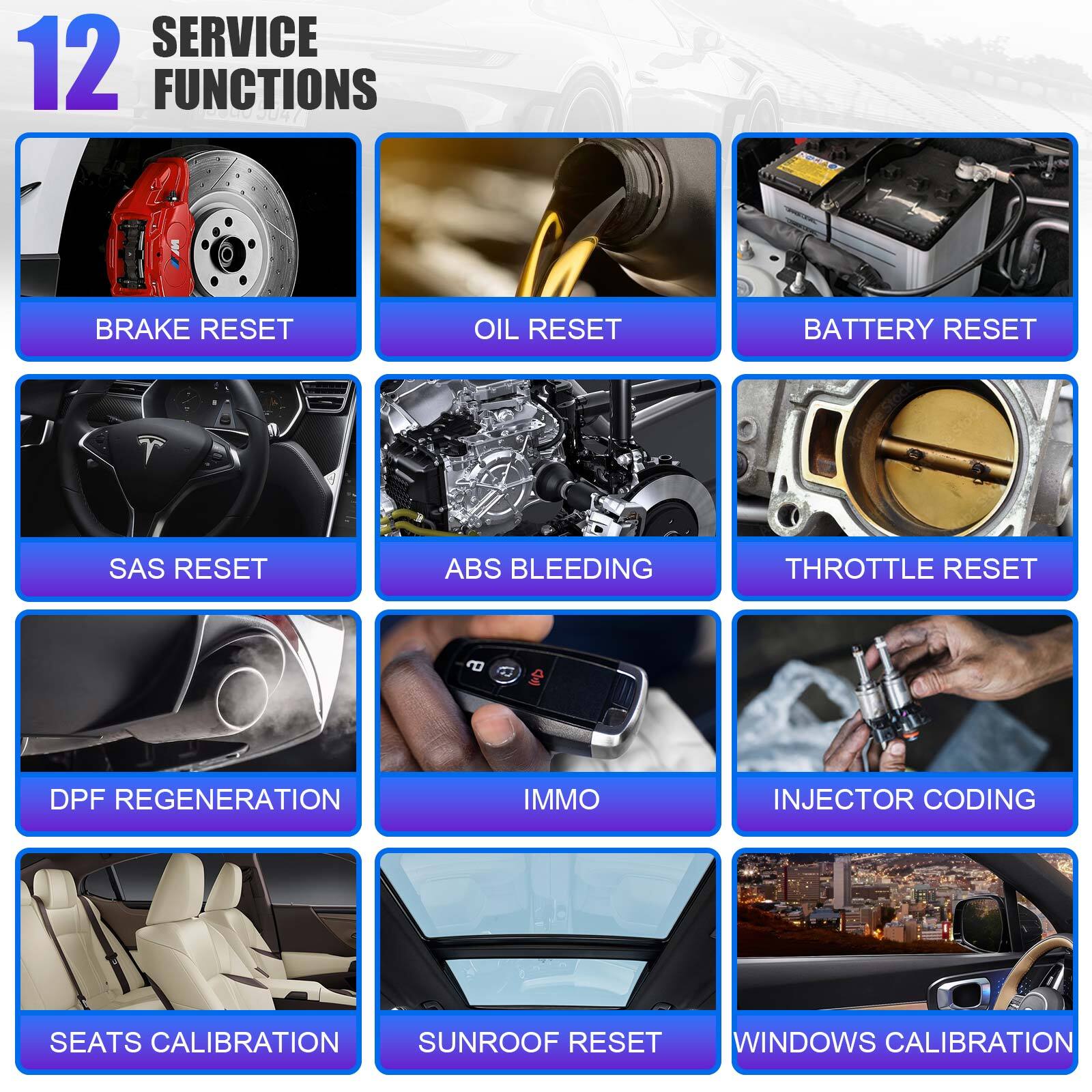 2025 LAUNCH X431 Creader 5011 V2 TPMS Tool Sensor Activate Relearn Reset Scanner