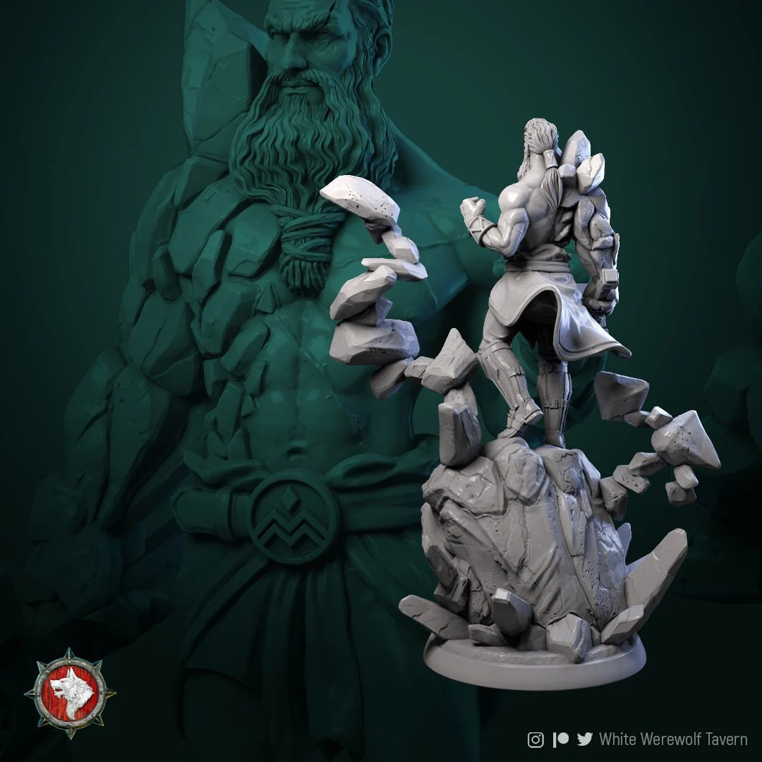 Earth Master - Resin Tabletop Miniature