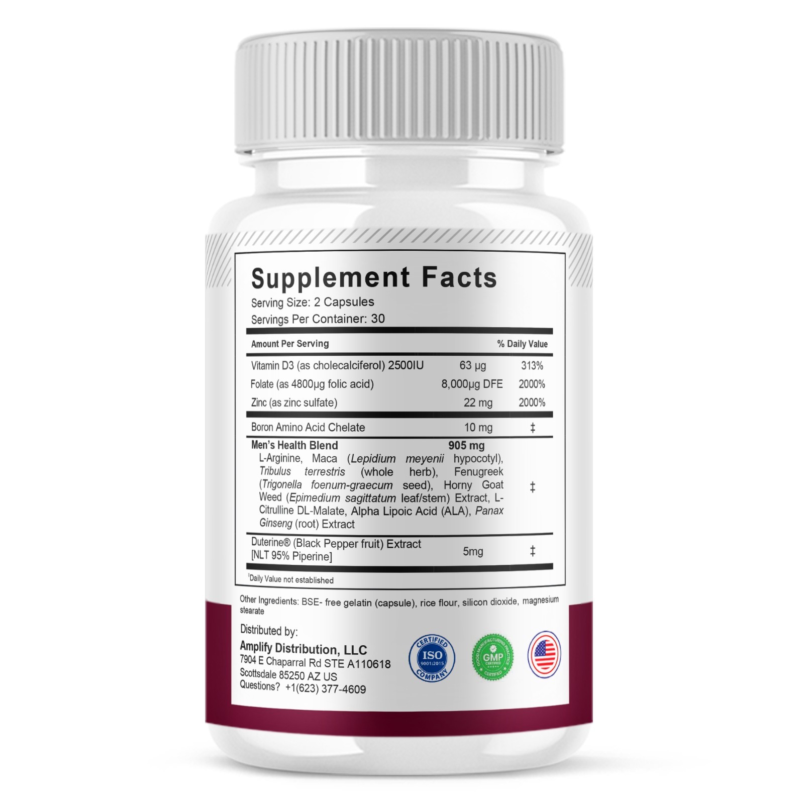 (5 Pack) Eremax Capsules, Eremax Premium Performance Supplement (300 Capsules)