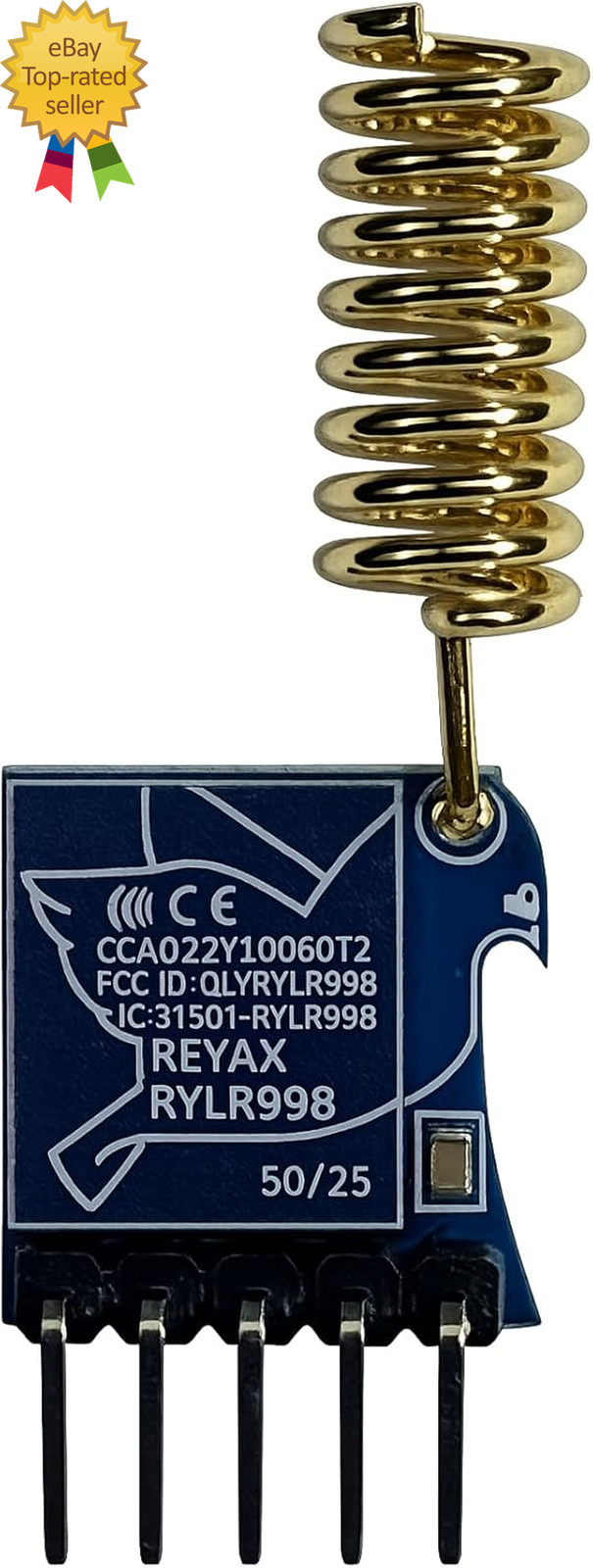 RYLR998 UART Interface 868/915 Mhz Lora Module with Antenna FCC CE NCC IC