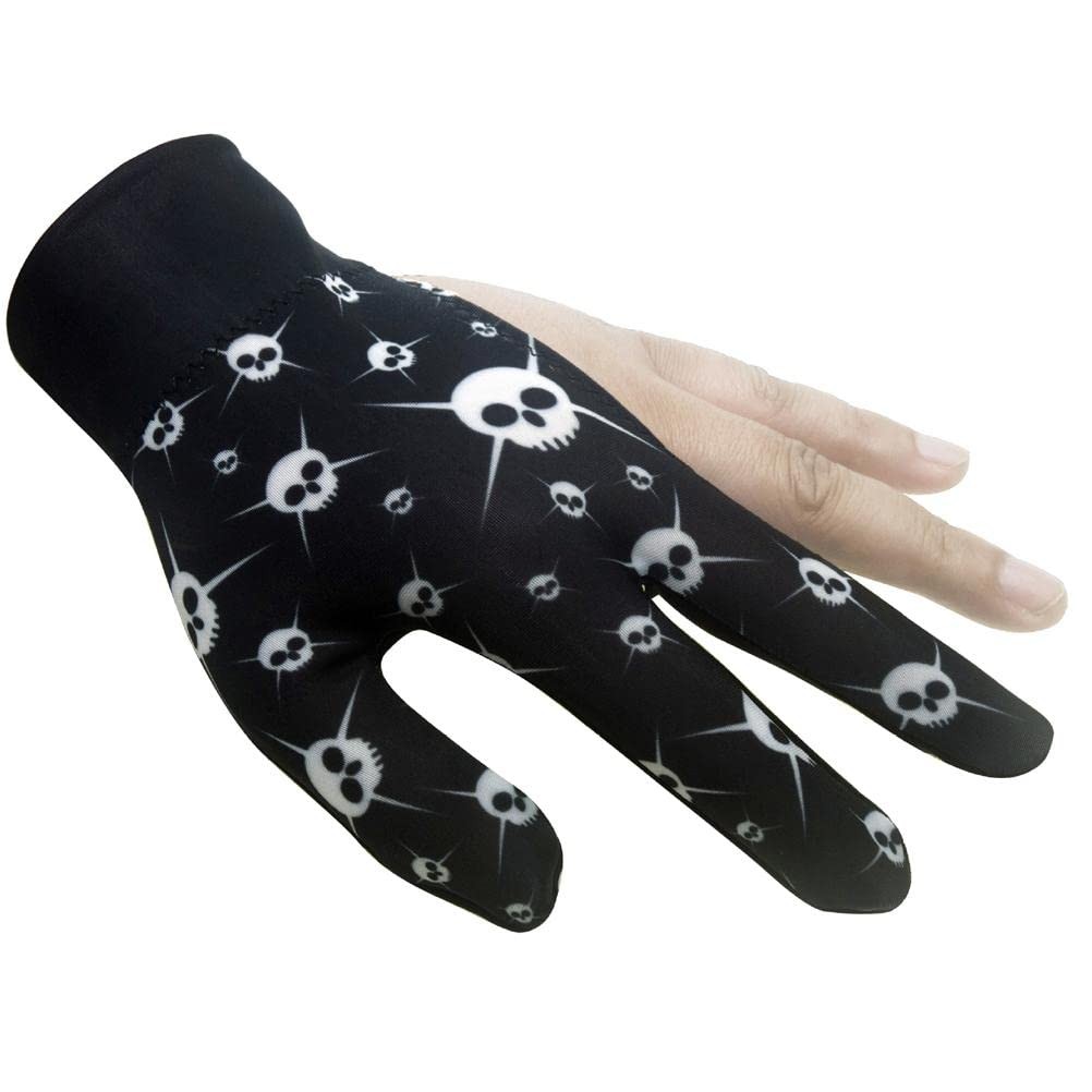 3 Fingers Billiard Gloves for Men Women Elastic Nonslip Wear Breathable Pool ...