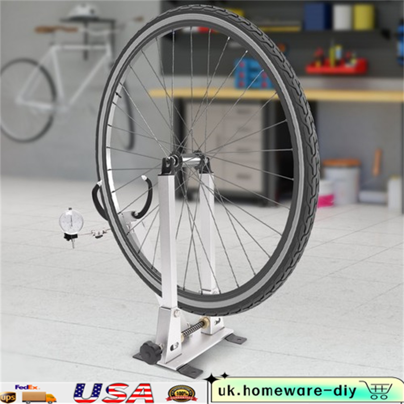 Bike Wheel Truing Stand Tire Rims Wheel Repair Tool Bicycle Workstand Pro